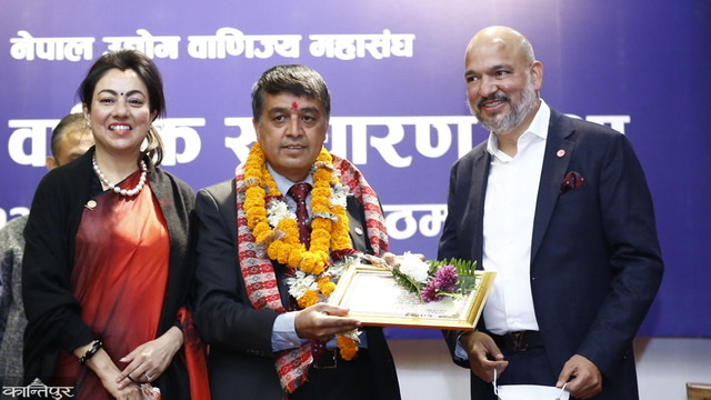 नेपाल उद्योग वाणिज्य महासंघमा नयाँ नेतृत्व : गोल्छा भए अध्यक्ष, ढकाल वरिष्ठ उपाध्यक्षमा विजयी
