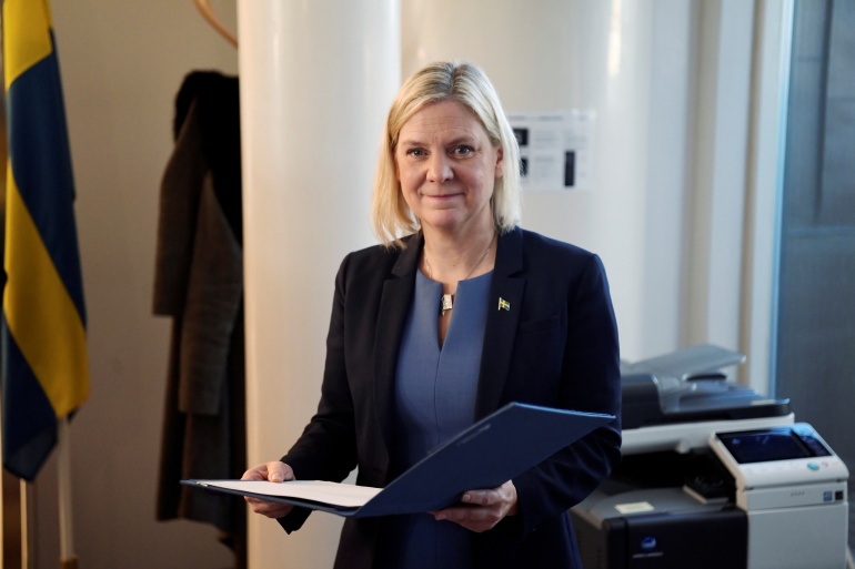 स्वीडेनकी पहिलो महिला प्रधानमन्त्रीद्वारा नियुक्त भएको केही घन्टामै राजीनामा