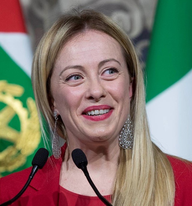 ४५ वर्षकी मेलोनी बनिन् इटालीकी पहिलो महिला प्रधानमन्त्री