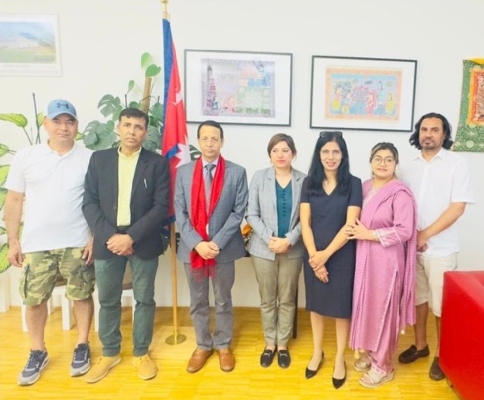 नेपाली दूतावास अष्ट्रीया र प्रवासी मंच बीच अन्तर्क्रिया